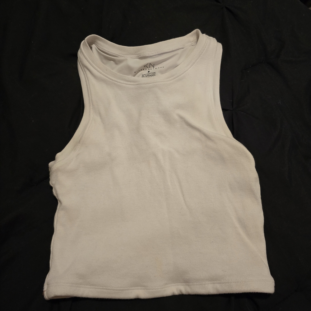 Klassy Network White Tank Top